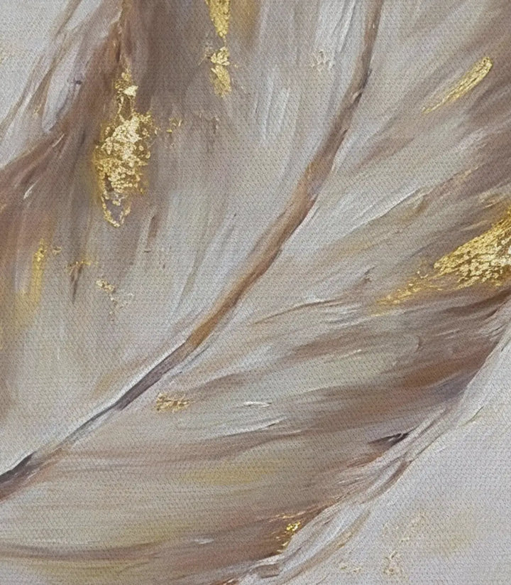 Tableau Ivory Feathers mise en place intérieur design