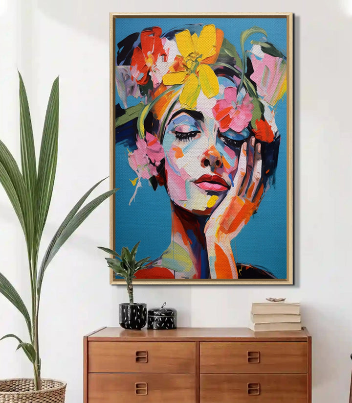 Tableau Dreamy Blossom intérieur chambre à coucher design contemporain Massinart