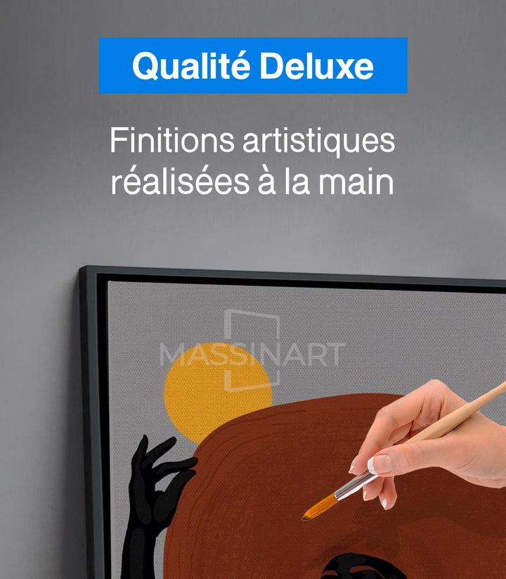 Tableau Solar Queen couloir élégant Massinart