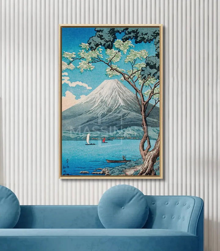 Décoration intérieur séjour — Tableau Silent Waters Massinart paysage nature vertical