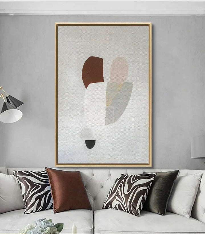 Tableau Cadence art minimaliste formes abstraites Massinart intérieur design