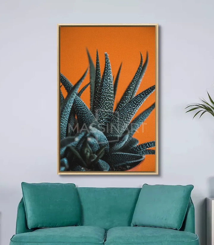 Décoration intérieur canapé turquoise Spiked Elegance Massinart