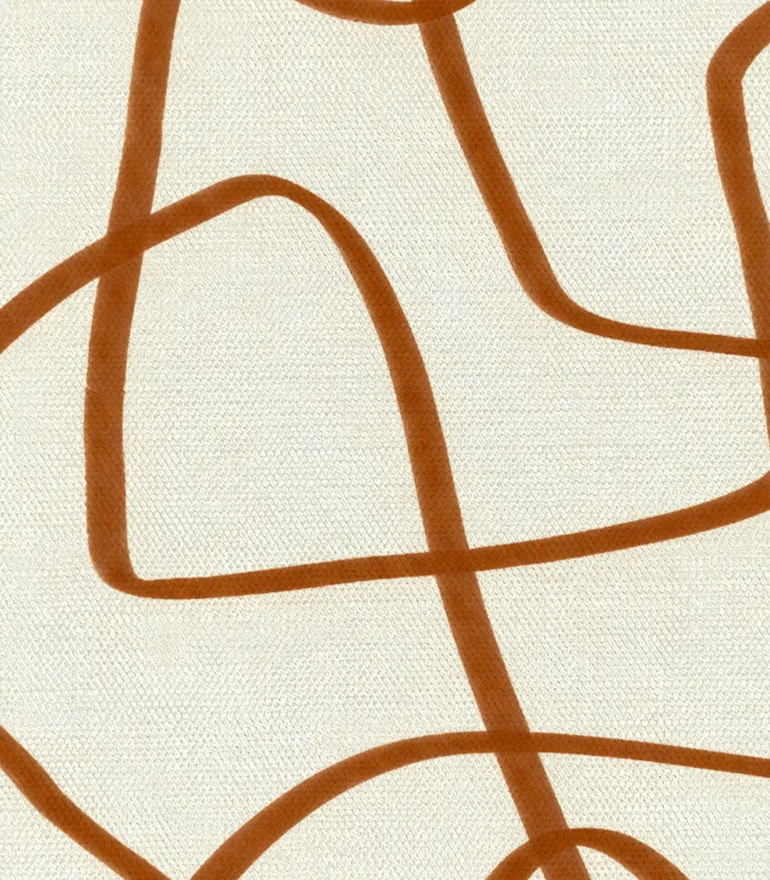 Tableau Terra Lines palette — formes géométriques beige terracotta Massinart