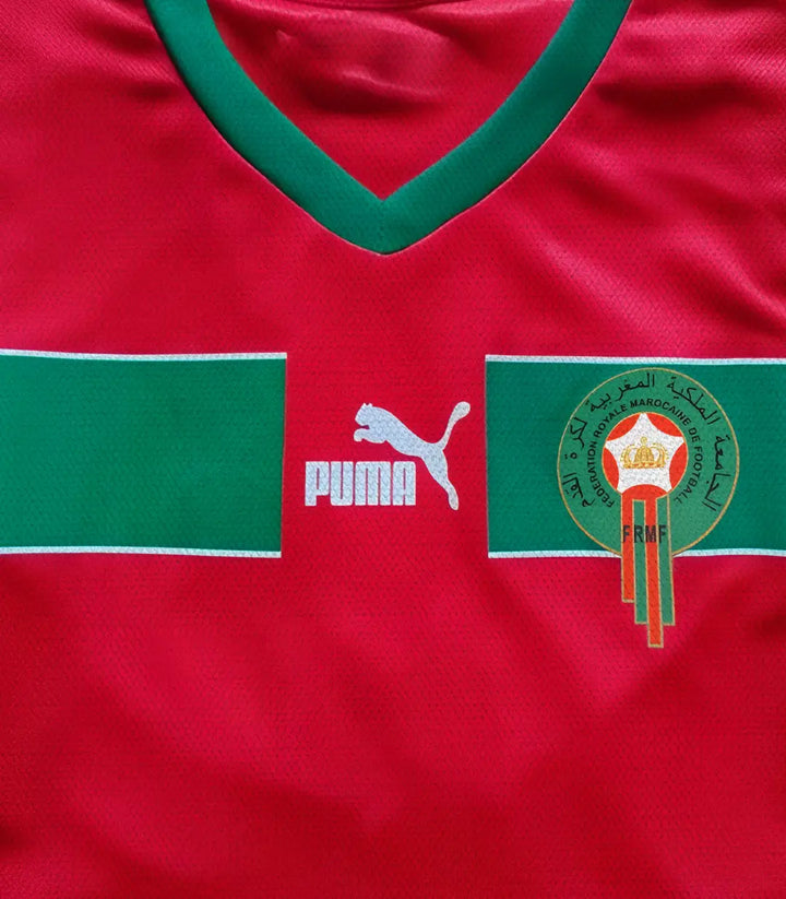 Tableau maillot national football Maroc décoration murale sportive Massinart