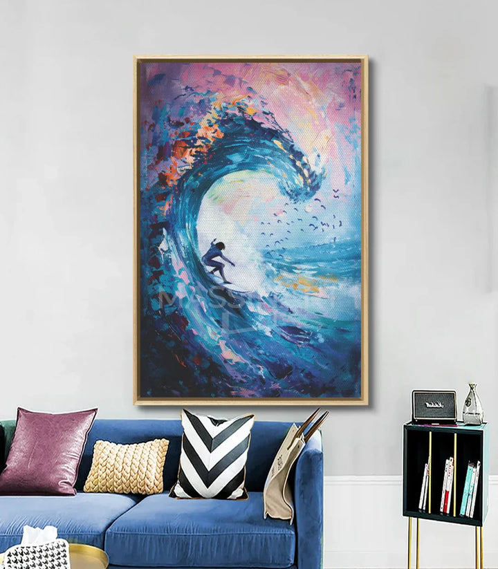 Tableau Liberate en décoration intérieur séjour contemporain — Massinart