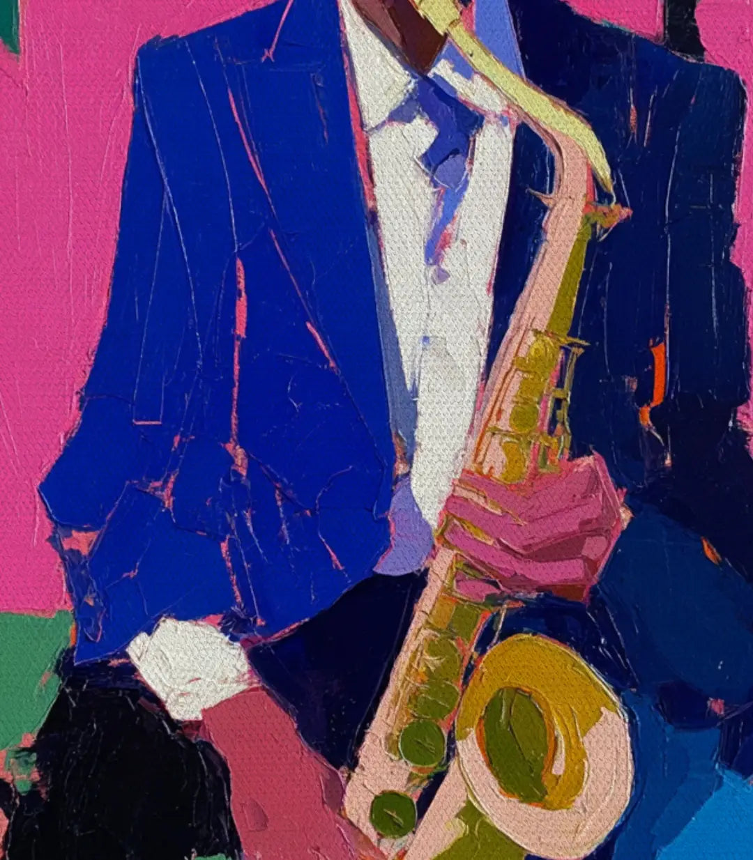 Tableau Magenta Tempo Massinart — ambiance intérieur décoration espace travail contemporain