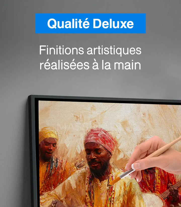 Gnawa Spirit ambiance salon marocain décoration murale Massinart