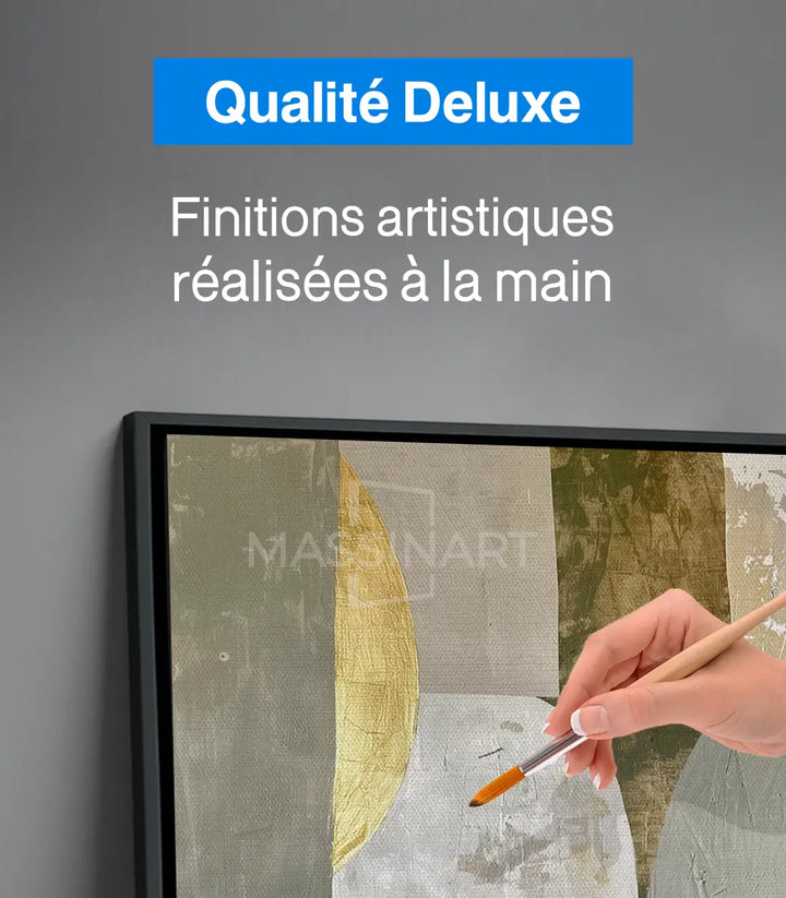 Tableau Still Layers bureau décoration murale, art contemporain formes pures — Massinart