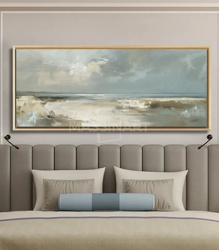 Tableau paysage marin décoration intérieur hôtel Massinart