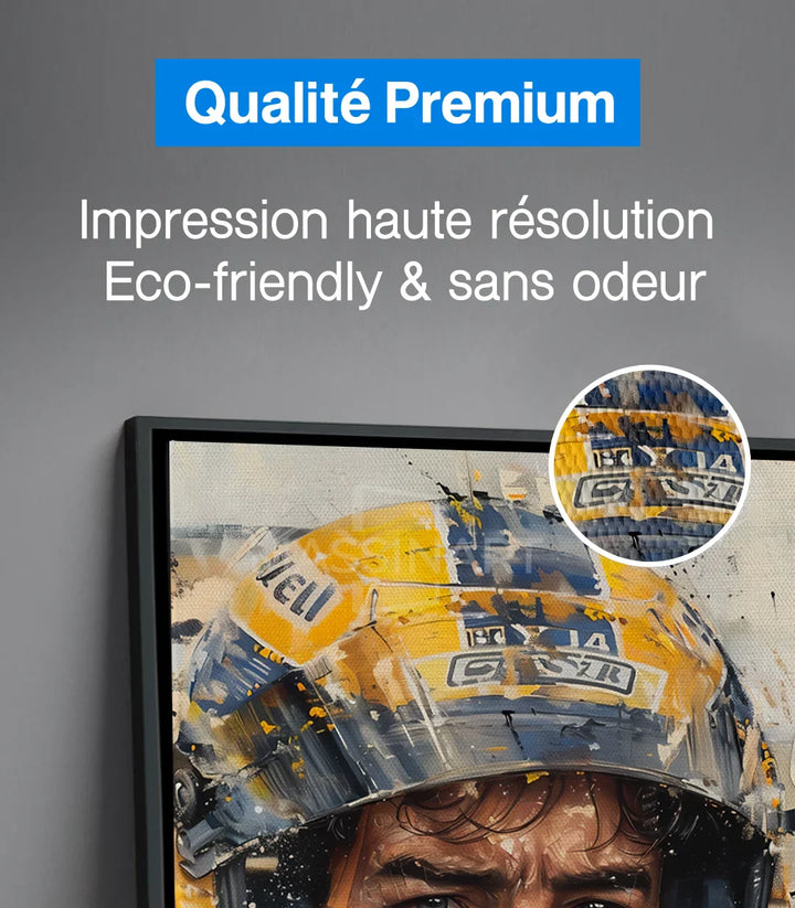 Tableau Racing Focus portrait expressionniste Massinart
