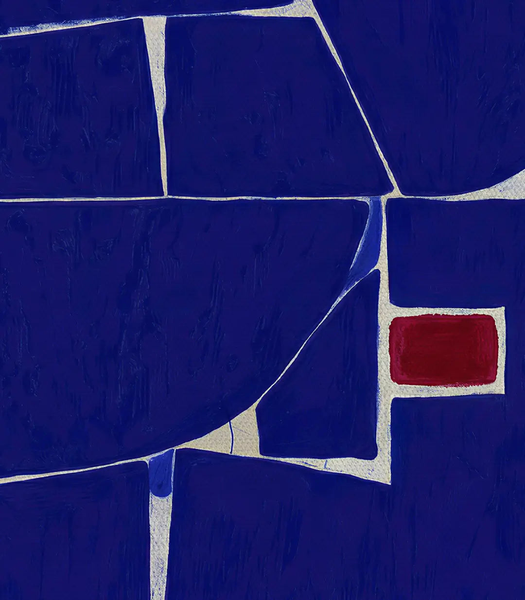 Tableau Indigo décoration salon moderne contemporain — Massinart
