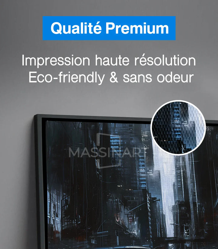Tableau City Roadster style urbain chambre garçon Massinart