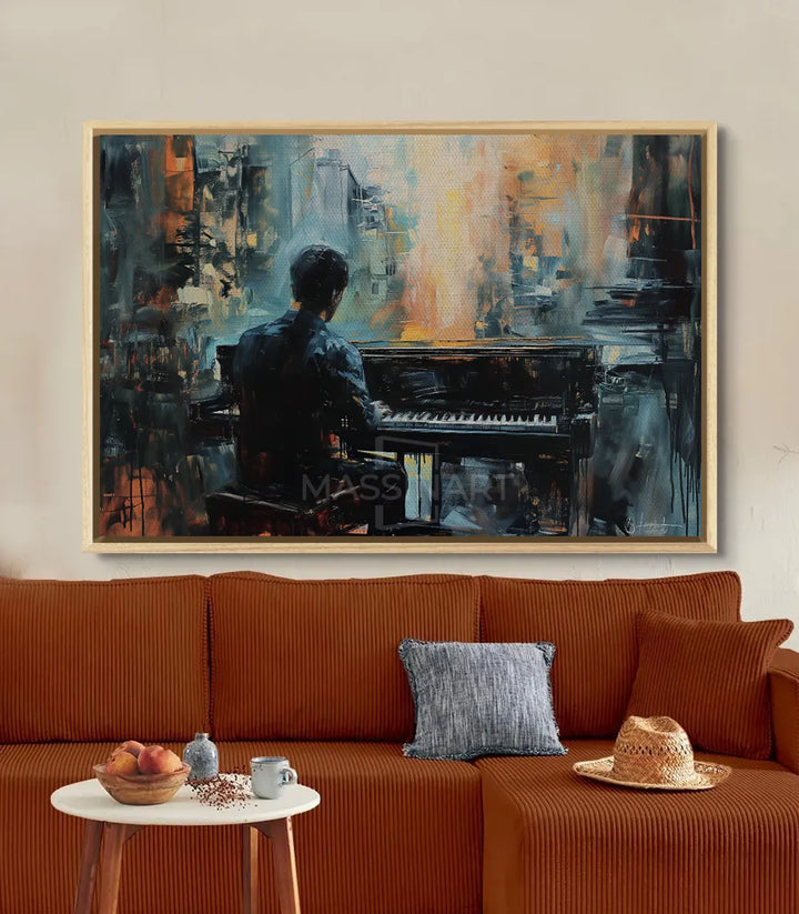 Tableau The Pianist décoration intérieur moderne Massinart