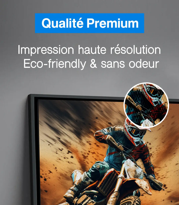 Tableau Dust Runner intérieur design Massinart — style gaming chambre
