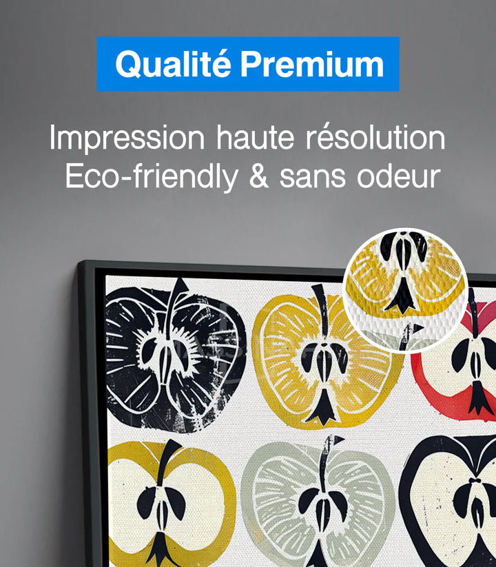 Tableau Apple Essence design graphique répétitif Massinart