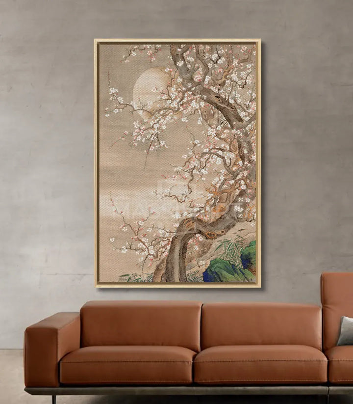 Décoration intérieur bureau tableau nature lune - Massinart
