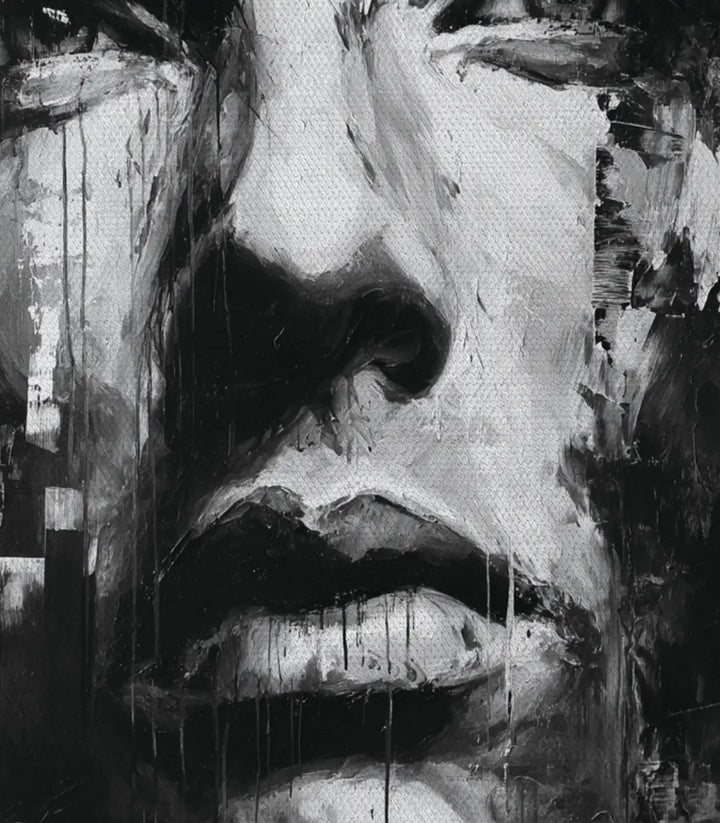 Ambiance bureau tableau art urbain portrait Massinart