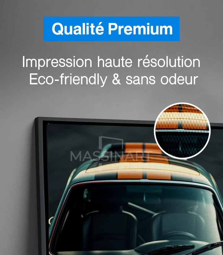 Tableau Speed in Style voiture racing décor mural Massinart