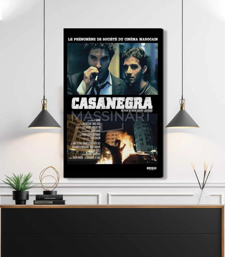 Tableau Casanegra Massinart — affiche décoration urbaine et cinématographique
