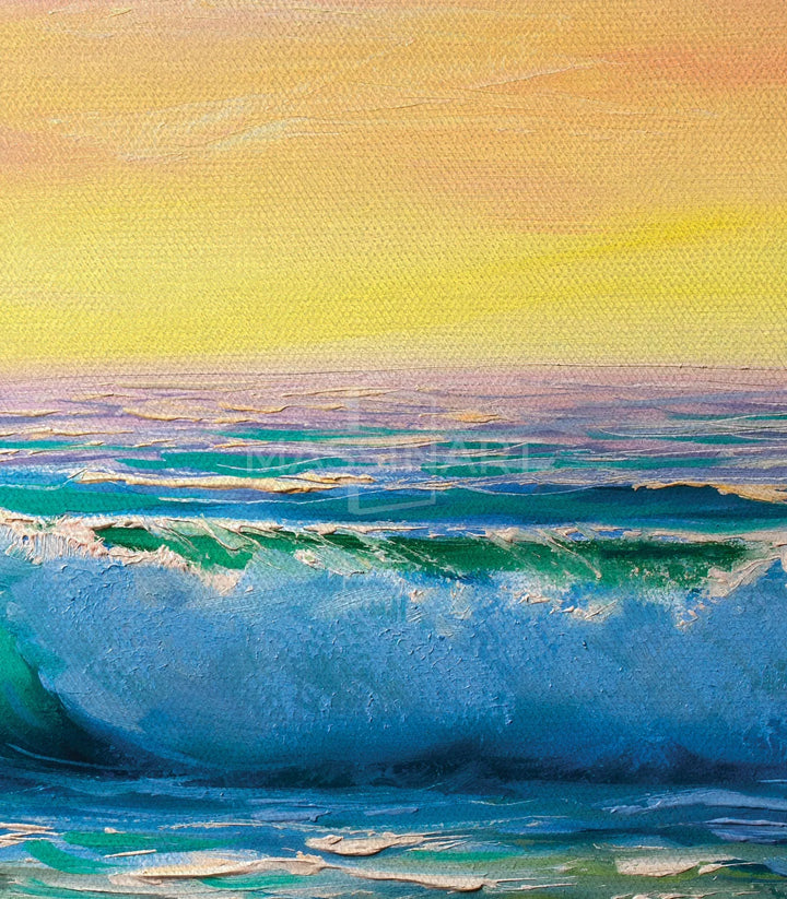 Harmonie décoration — Pure Sea triptyque palette océan chaud Massinart