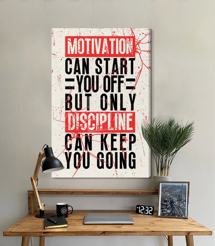 Tableau citation inspirante cadre noir décoration murale Massinart