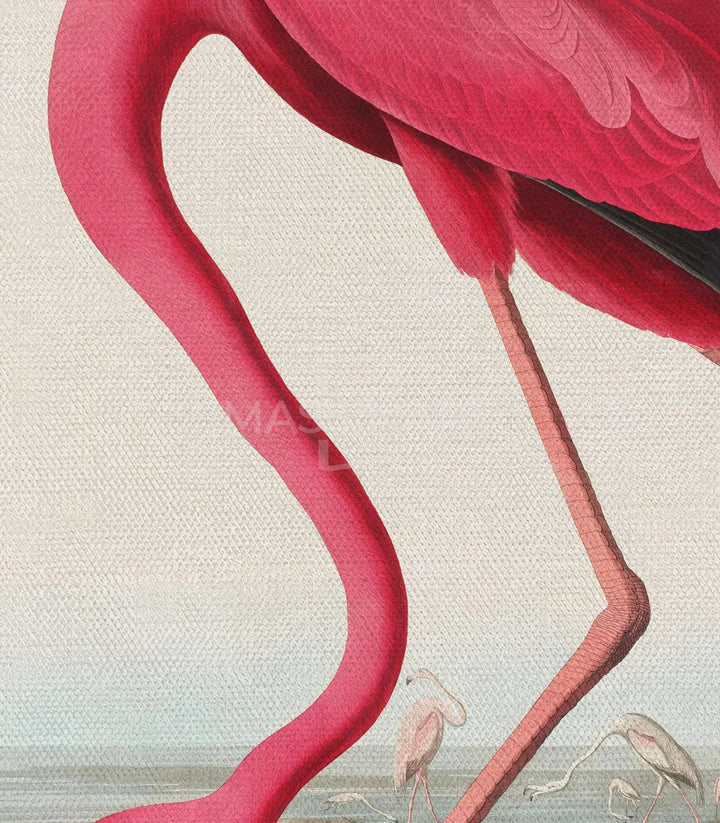 Tableau The Flamingo's Stance mise en situation séjour élégant Massinart