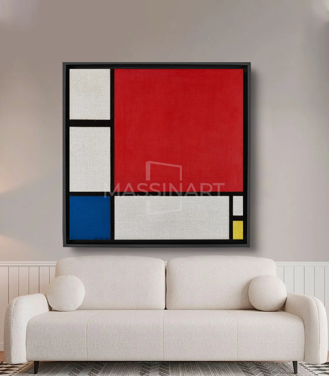 II in Red, Yellow, and Blue by Piet Mondrian