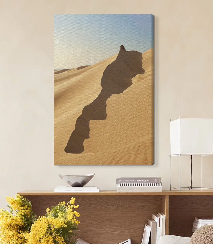 Tableau Desert Identity ambiance couloir hôtel Massinart