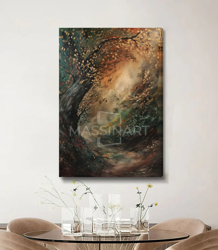 Tableau paysage forêt intérieur design Massinart