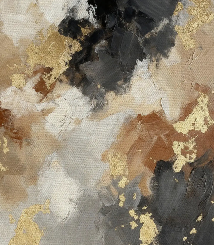 Vue complète diptyque Filons d'Or en décoration salon contemporain Massinart