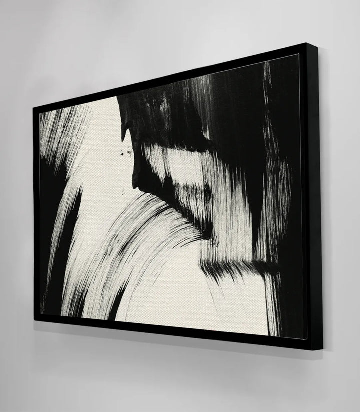 Tableau Obsidian détail cadre noir Massinart