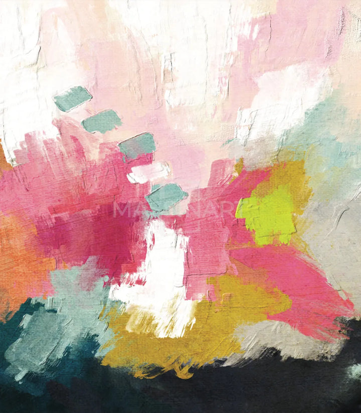 Tableau Sympathy Massinart en contexte décoration salon contemporain - Massinart