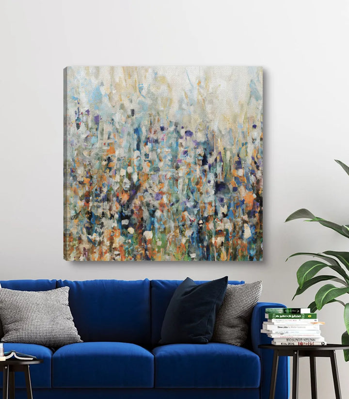 Tableau Motly mise en situation séjour Massinart