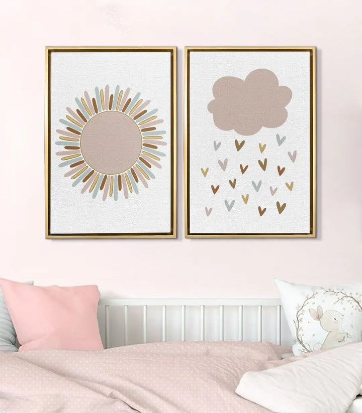 Décoration intérieur chambre enfant Sunny Hug soleil et nuage — Massinart