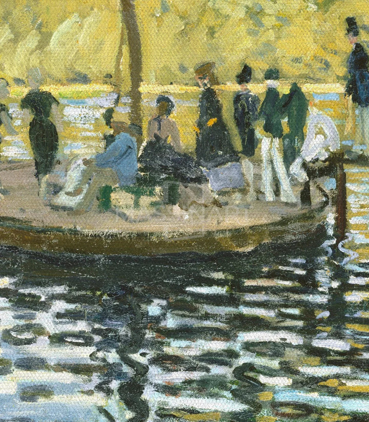 Tableau La Grenouillère Monet style salon marocain moderne Massinart