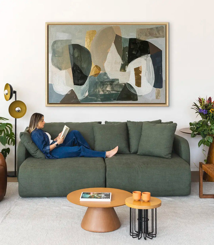 Tableau Silt Massinart — décoration intérieur séjour contemporain