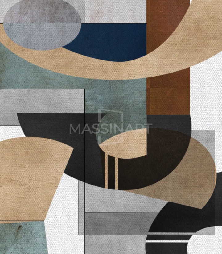 Tableau Eternity triptyque mise en situation intérieur bureau contemporain Massinart