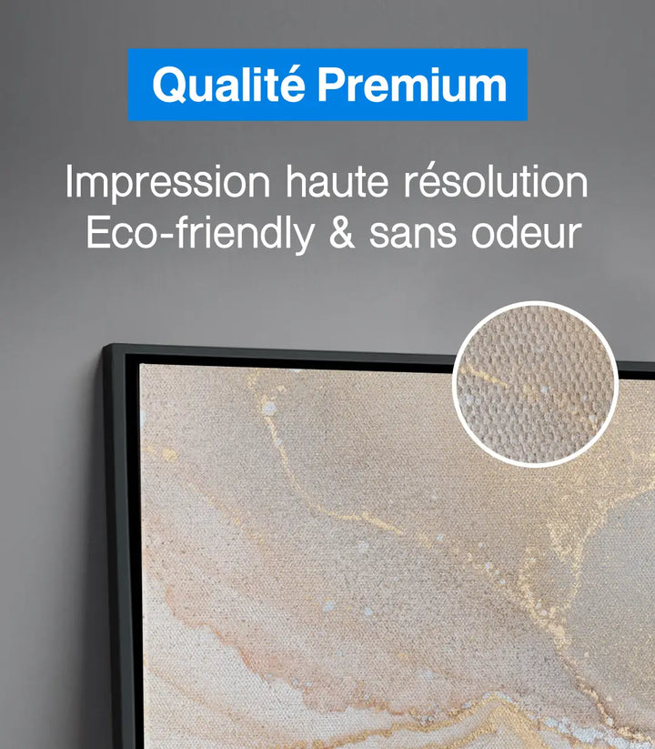 Tableau Yaqeen décoration mur gris — diptyque minimaliste islam Massinart