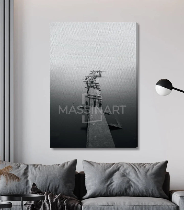 Tableau Shattered Bridge décoration bureau contemporain Massinart