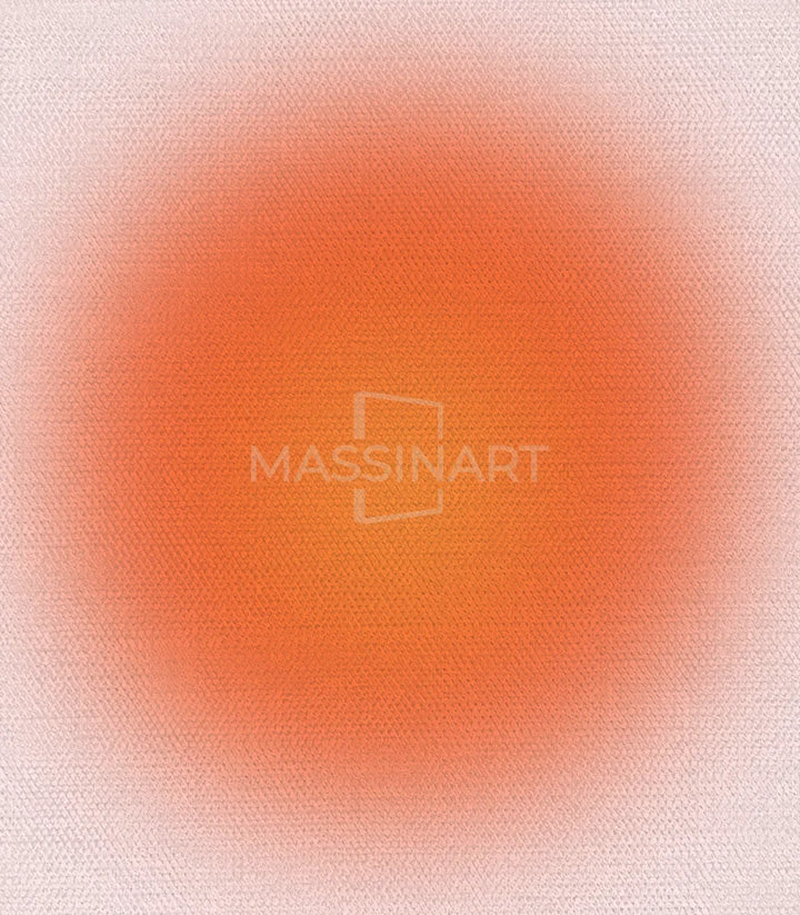 Tableau Body orange coral gradient wellness minimaliste Massinart