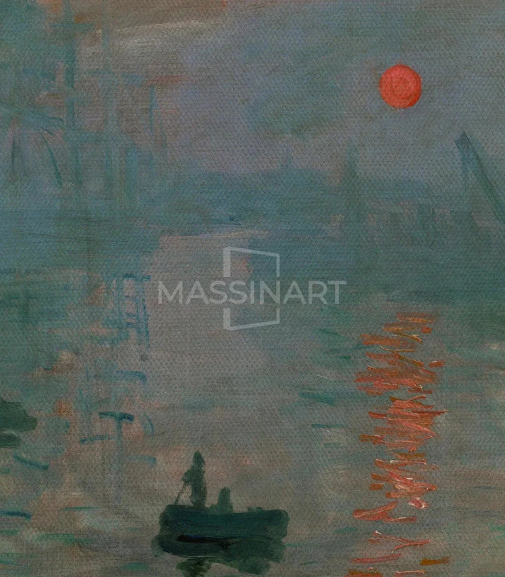 Tableau Impression Soleil Levant Massinart salon séjour