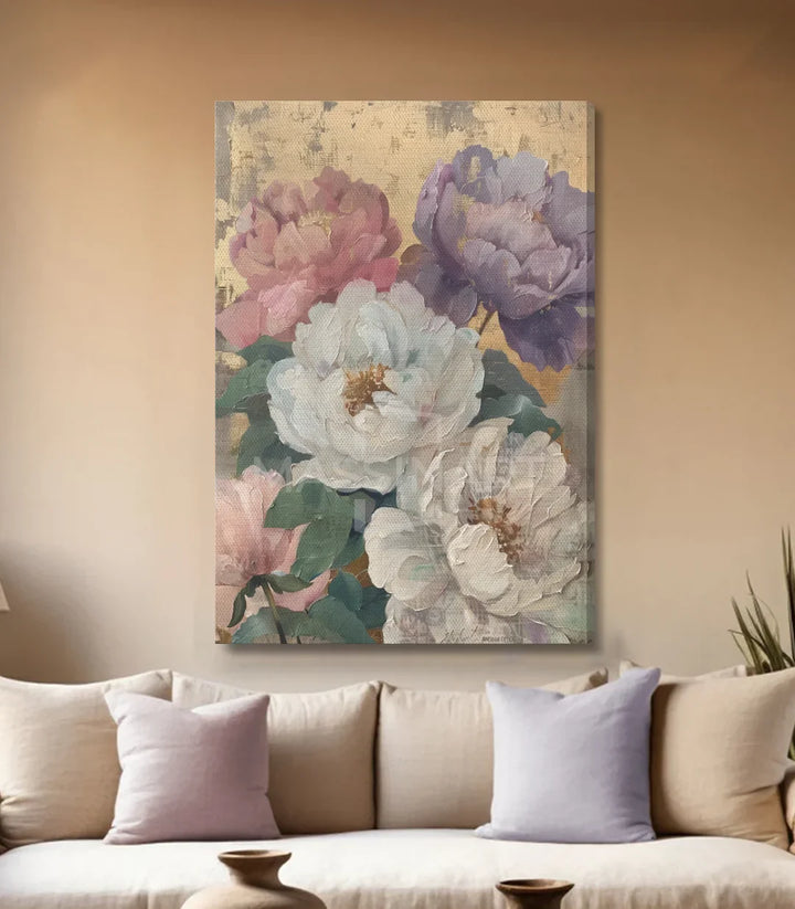 Tableau Prosperity Massinart — chambre à coucher décoration florale