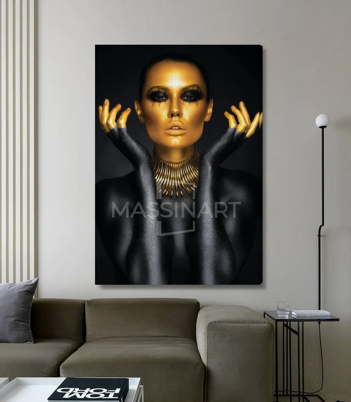 Tableau Fashion Glamour mise en situation couloir Massinart