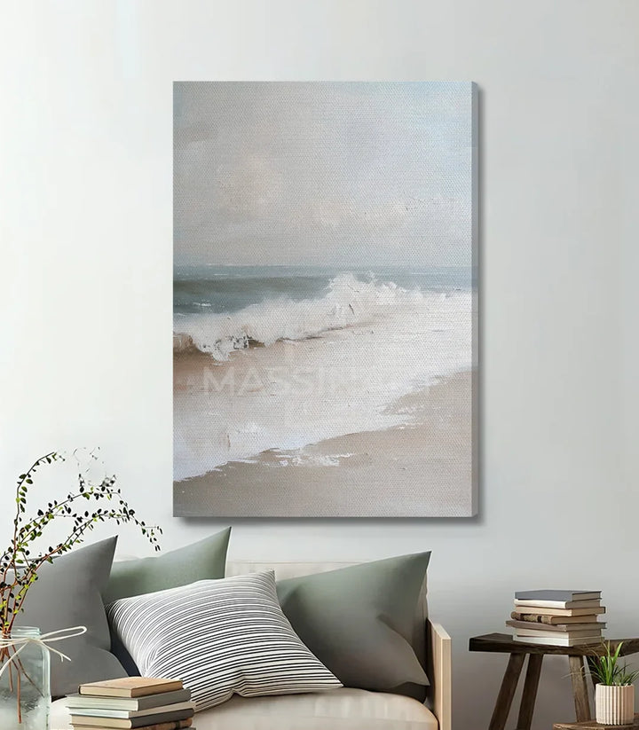 Mise en situation Serene Shoreline décoration bureau minimaliste Massinart