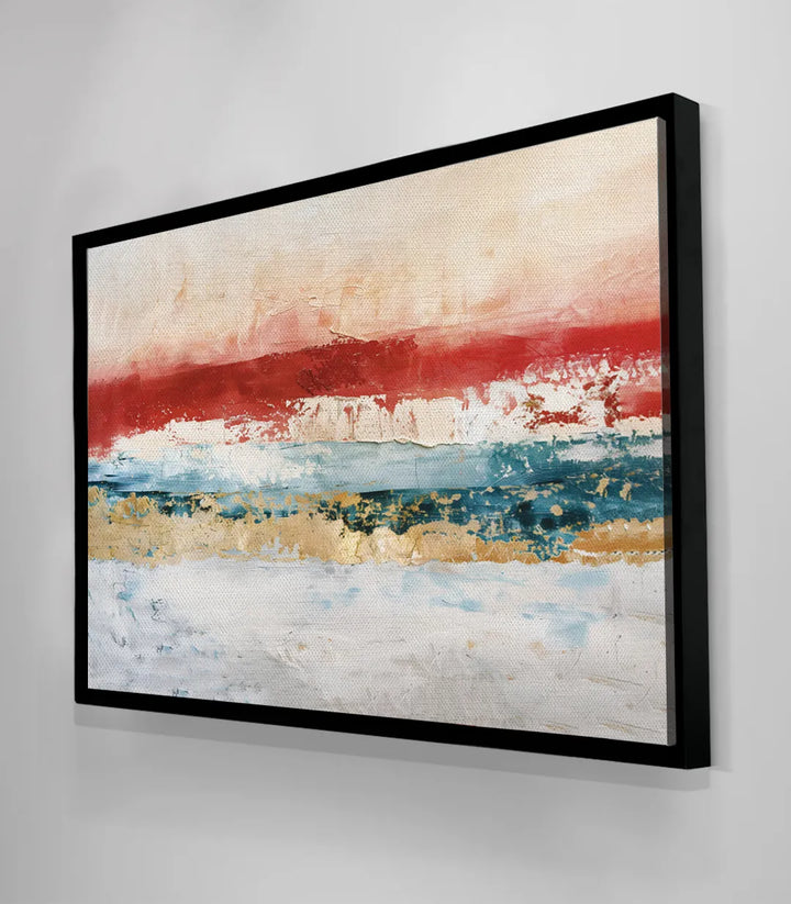 Mise en situation tableau abstrait horizon bureau — Massinart