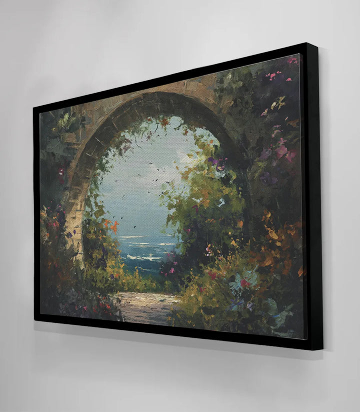 Tableau fenêtre nature paysage marin décoration Massinart