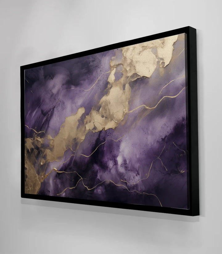 Tableau Royal Elegance art mural salon mauve Massinart