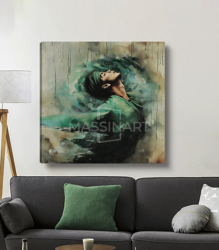 Mise en situation Salon marocain — Dervish Whirling ambiance méditation Massinart