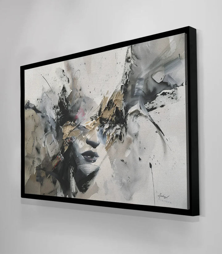 Tableau portrait moderne bureau décoration minimaliste - Massinart