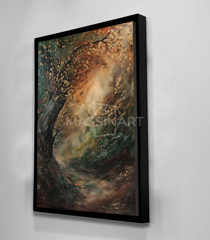 Tableau arbre lumineux décor intérieur Massinart